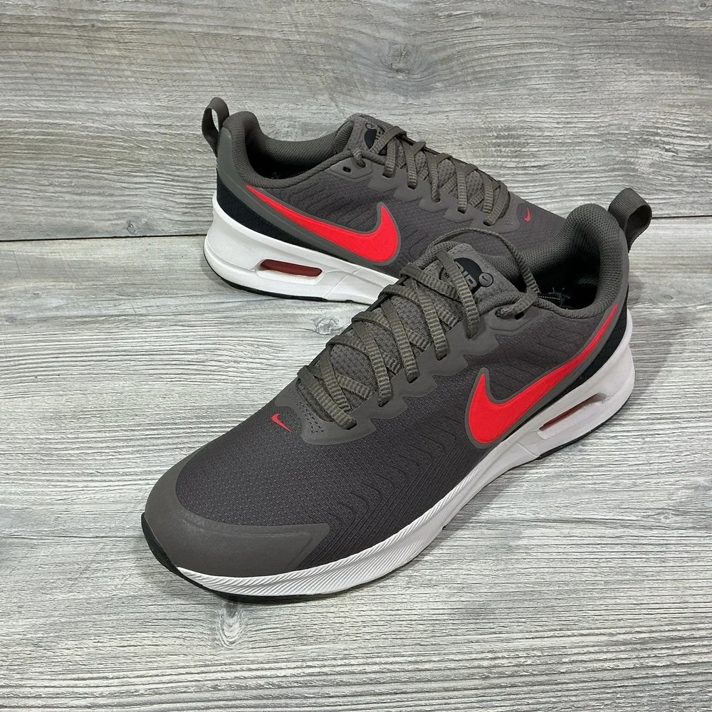 Nike Air Max Nuaxis CAVE STONE/BRIGHT CRIMSON FD4329-200 Sneakers Men's Size 13